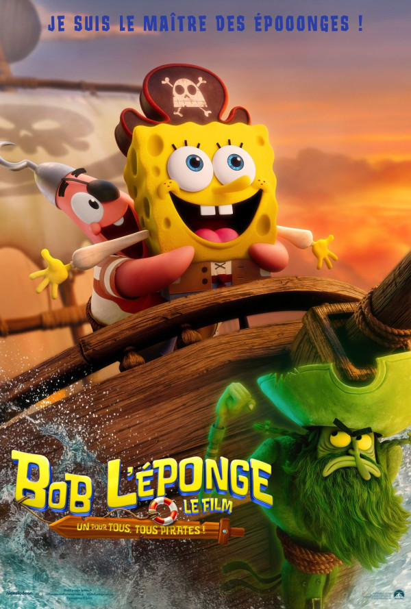 Affiche Bob l’éponge – Le film : un pour tous, tous pirates !